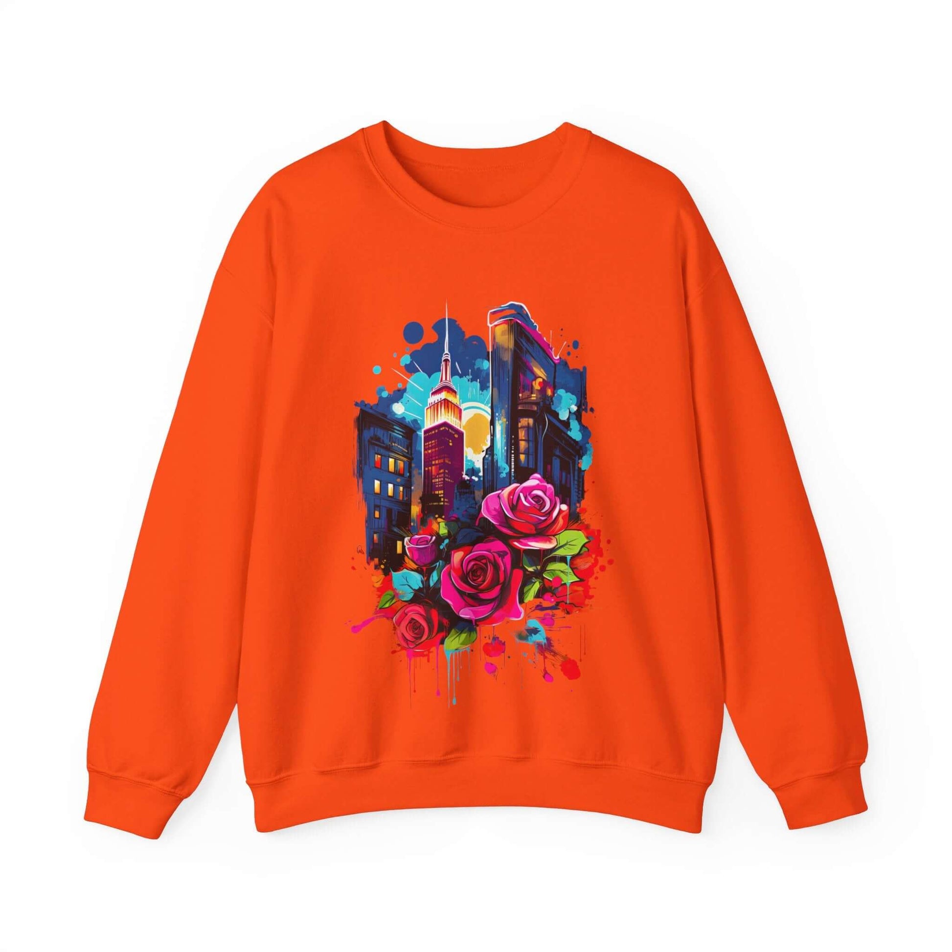 Unisex Urban Bloom Crewneck Sweatshirt for a Stylish Statement