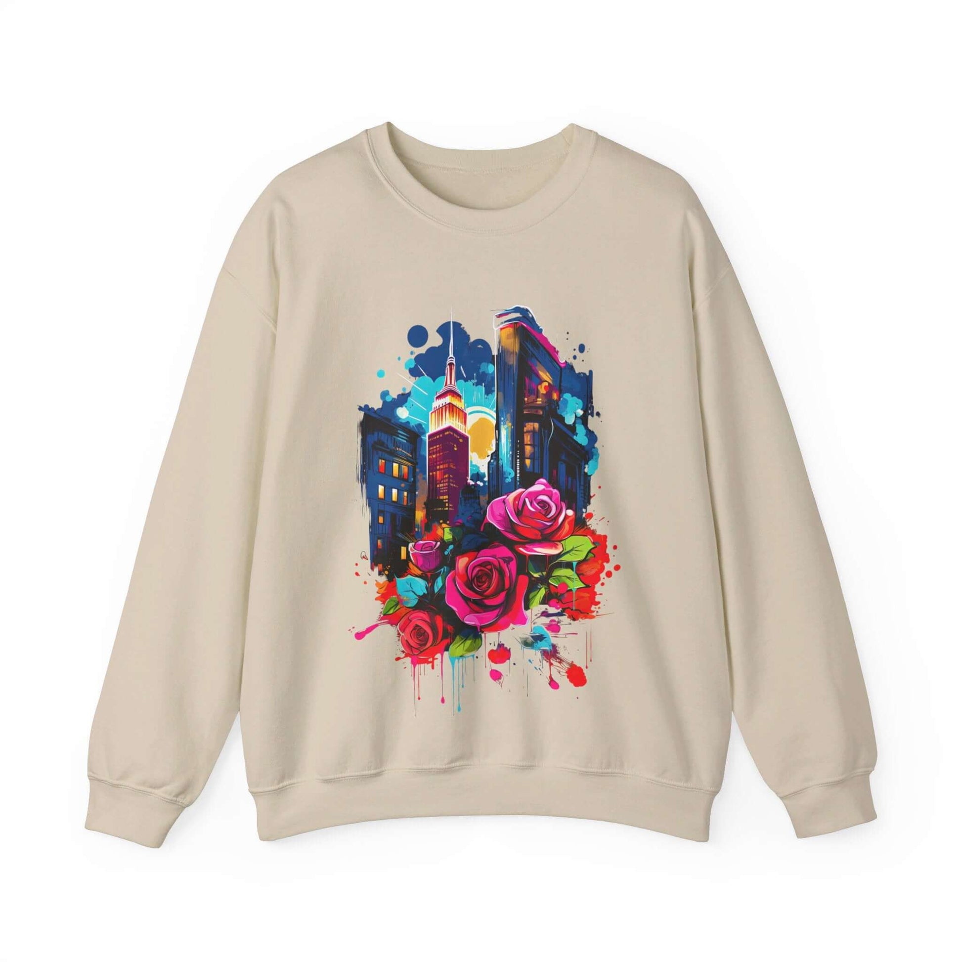 Unisex Urban Bloom Crewneck Sweatshirt for a Stylish Statement