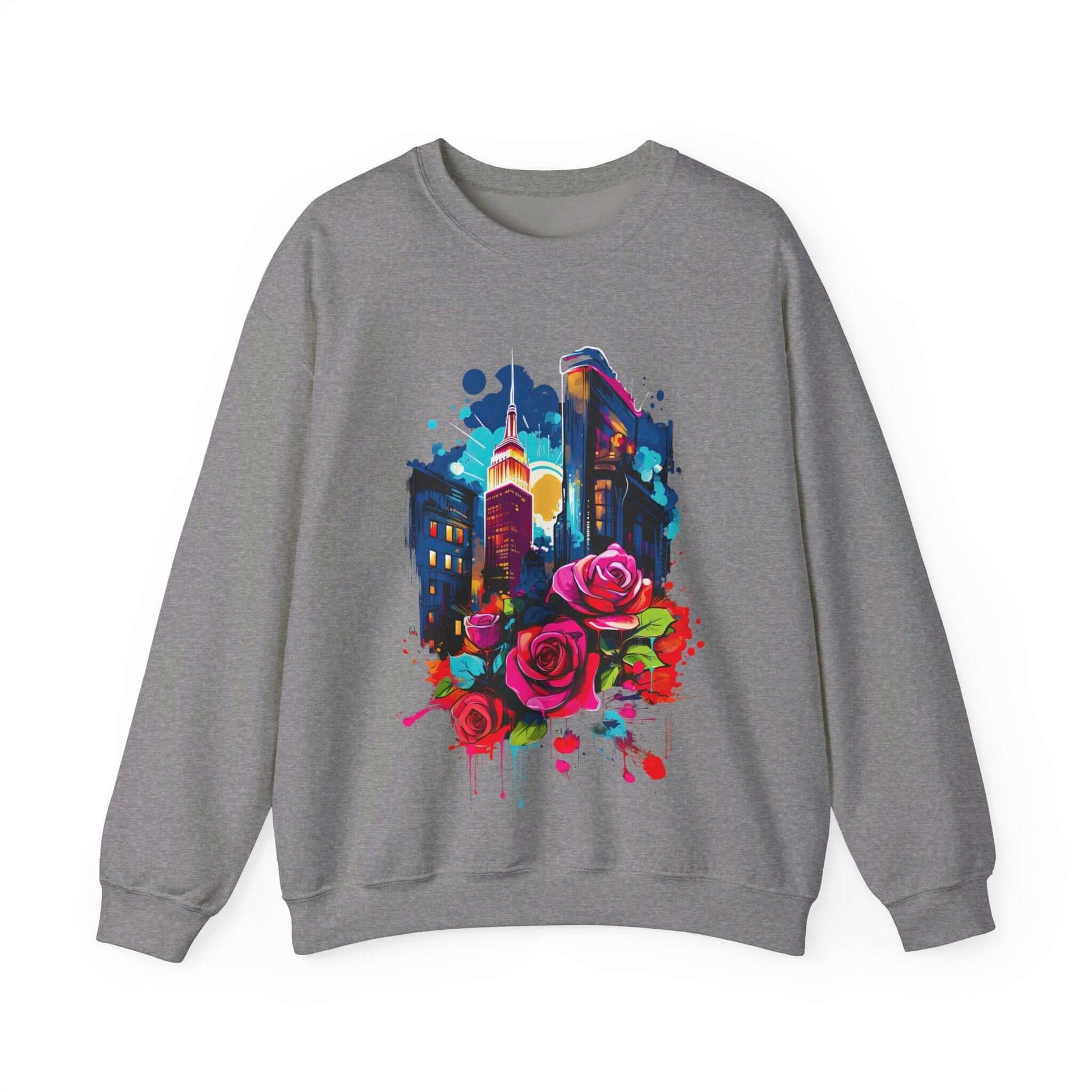 Unisex Urban Bloom Crewneck Sweatshirt for a Stylish Statement