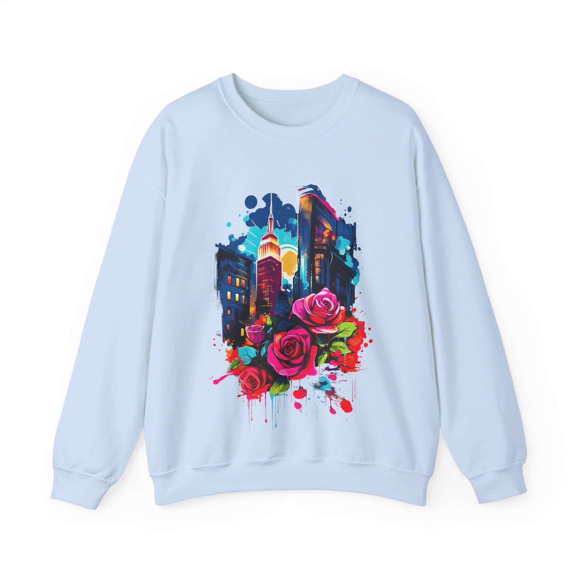 Unisex Urban Bloom Crewneck Sweatshirt for a Stylish Statement