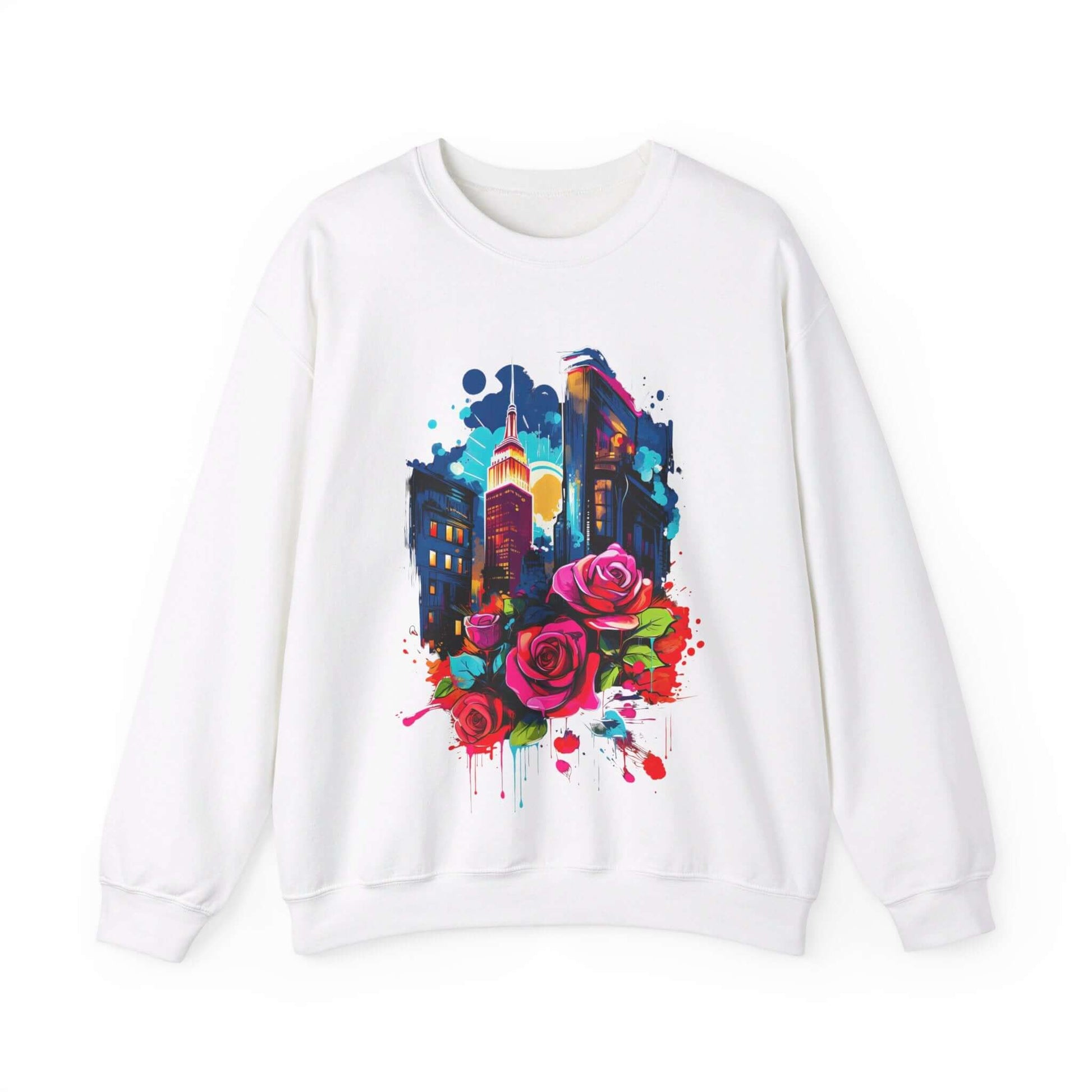 Unisex Urban Bloom Crewneck Sweatshirt for a Stylish Statement