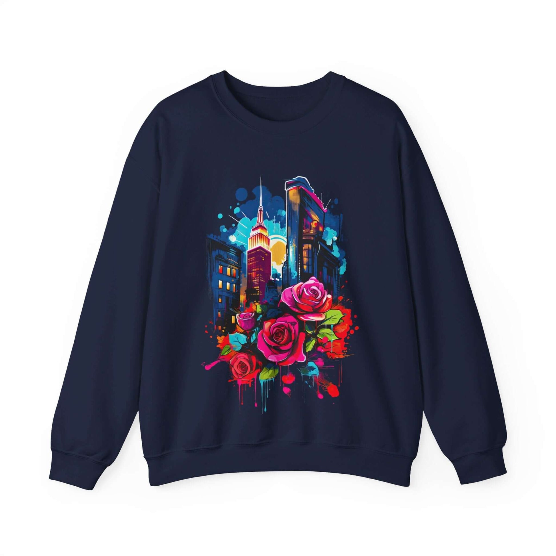 Unisex Urban Bloom Crewneck Sweatshirt for a Stylish Statement