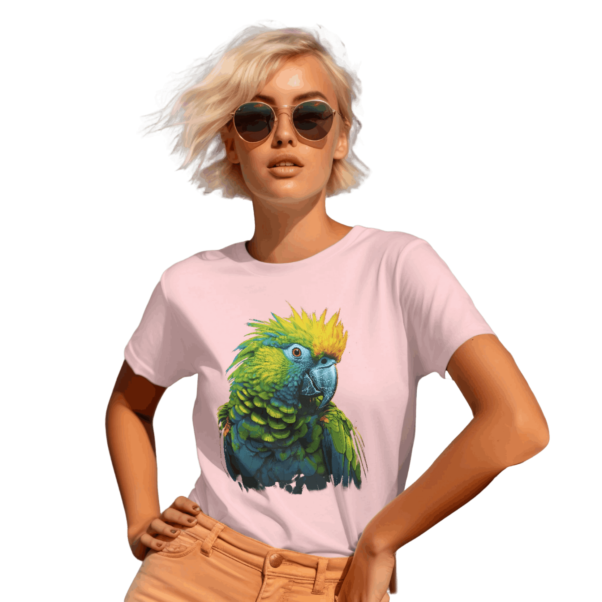 Vibrant Tropical Parrot T-Shirt: Wear a Piece of Paradise