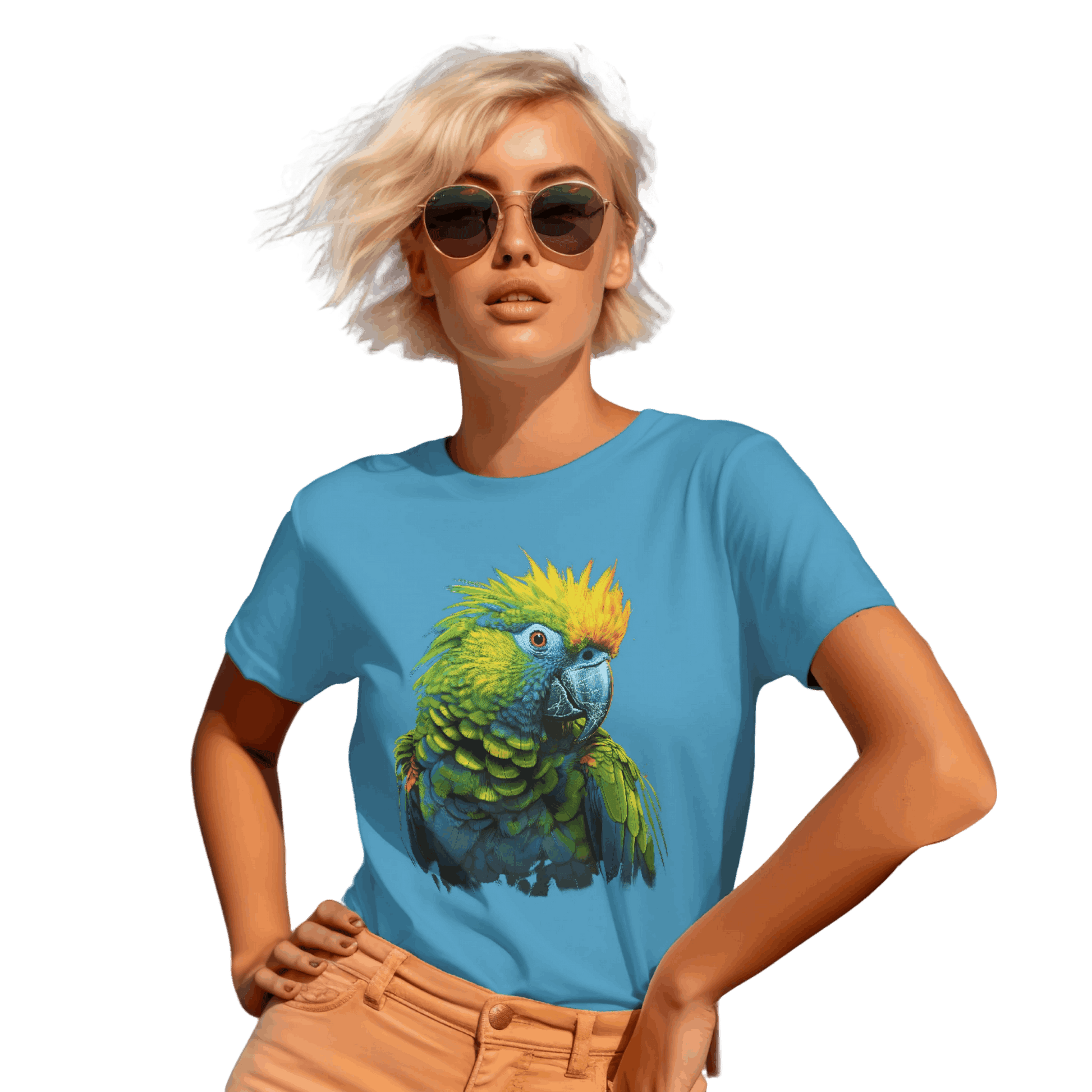 Vibrant Tropical Parrot T-Shirt: Wear a Piece of Paradise