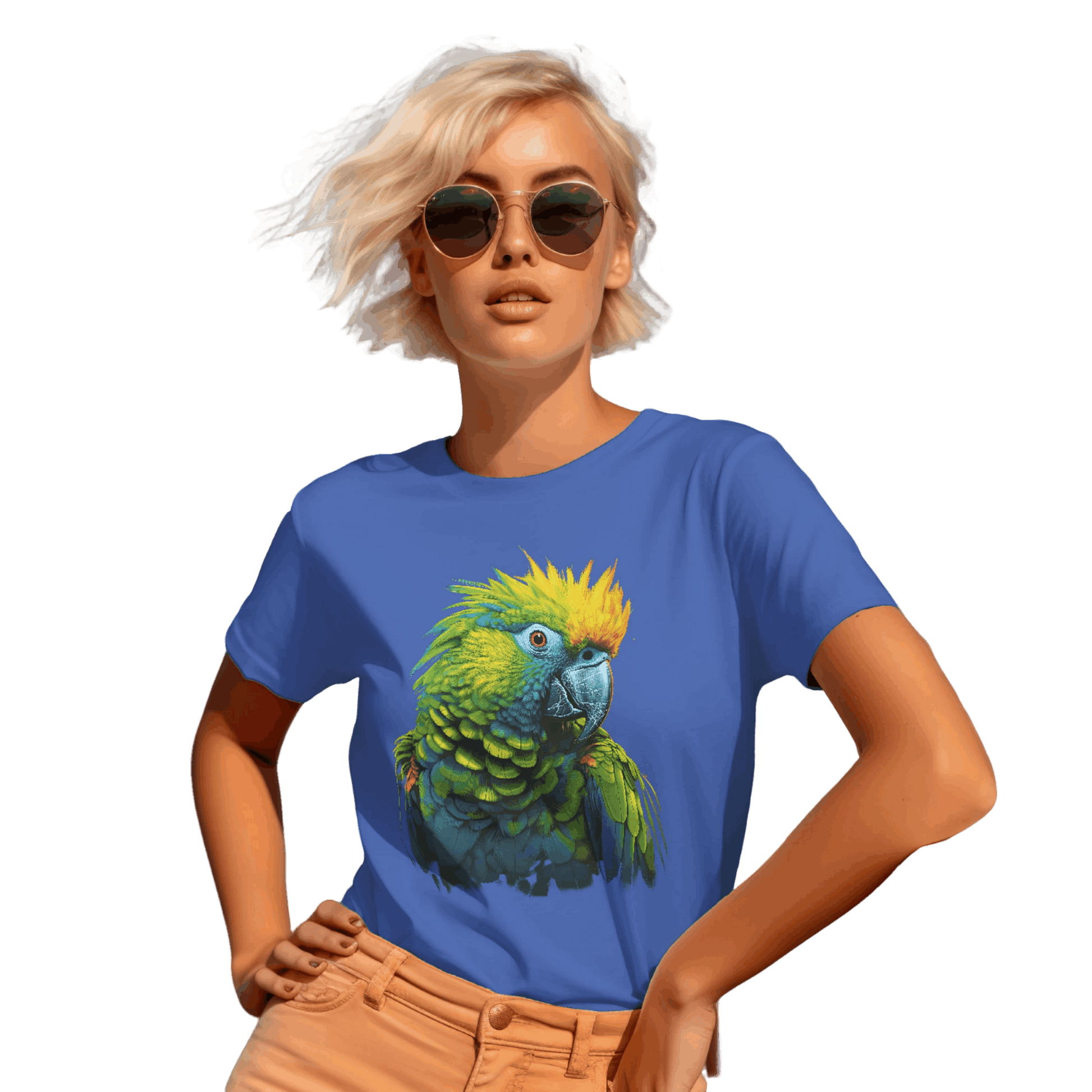 Vibrant Tropical Parrot T-Shirt: Wear a Piece of Paradise