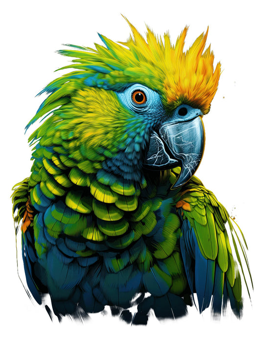 Vibrant Tropical Parrot T-Shirt: Wear a Piece of Paradise